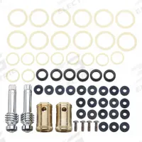 T&S BRASS Cartridge Spindle: Use with Hot/Cold Water, Brass, Chrome (MPN B-6K). Key specifications — For Water Temperature: Hot/Cold; Compatible Brand: T&S Brass; Product Type: Cartridge Spindle; Includes: Seals; Material: Brass.