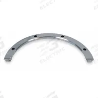 BISHOP-WISECARVER Slide Ring: Half Ring, 15.4 mm Rail Wd, 133.26 mm ID, 184.74 mm OD (MPN R25159180). Key specifications — For Use With Carriage: 2NDL3.