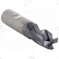 CLEVELAND Roughing End Mill: Carbide, TiAlN Coated, 4 Flute, Fine Pitch, 5/8" Mill Dia, 1-1/4" LOC (MPN C80155)