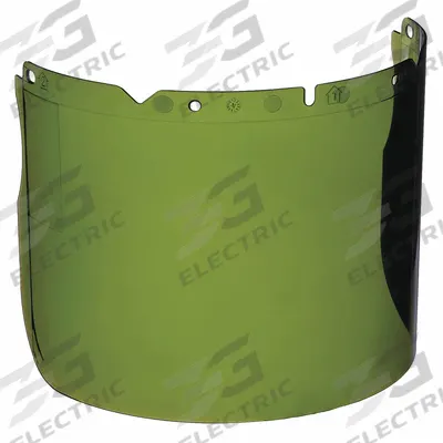 MSA Face Shield Visor: 17 1/4 in Overall Wd, 8 in Overall Ht, 0.98 in Overall Thick - Welding Replacement Visors