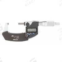 MITUTOYO IP65 Digital Outside Micrometer: 1 in to 2 in /0 mm to 25.4 mm, Inch/Metric, IP65 (MPN 293-341-32). Key specifications — attr1182744: 0.00005 in/0.001 mm; attr1182751: Certificate of Inspection; attr1182776: IP65; attr1182741: MITUTOYO; attr1182743: +/- 0.00005 in; attr1182759: Yes.
