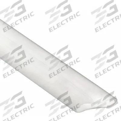 INSULTAB Heat Shrink Tubing: 0.38 in I.D. Before Shrinking, 0.19 in I.D. After Shrinking - Transparent Abrasion-, Chemical- & Heat-Resistant PVDF Shrink Tubing