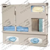 BOWMAN DISPENSERS Protection System: 23 1/2 in Overall Wd, 4 3/4 in Overall Dp, 5 Compartments (MPN LD-037). Key specifications — Material: Plastic; Color: Brown; Brand: BOWMAN DISPENSERS; Product Type: Protection System; Compatible Dispensing Product: Gloves.