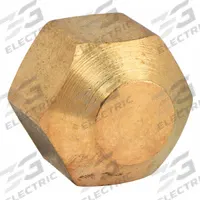 APPROVED VENDOR Cap: Hex Drive Cap, 3/4 in, NPT Threaded, 1,200 psi, 1 5/16 in Lg, CA2745 Brass (MPN 706108-12). Key specifications — Maximum Operating Pressure: 1,200 psi.