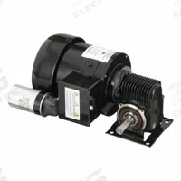 DAYTON AC Gearmotor: Right Angle, Single Output Shaft, PSC, TEFC, 55 RPM, 130 in-lb Max Torque, 30:1 (MPN 3XA90). Key specifications — Inverter Rated: No; Brand: DAYTON; Full Load Current: 2.35/1.25 A.