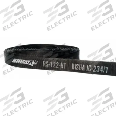 RHINO Protective Hose Sleeve: Polyester Blend, 2 3/32 in Dia, 300 ft Lg - Burst Protection Hose Sleeves
