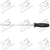 MERCER CUTLERY Regular Cut Sharpening Steel: Steel, 10 in Overall Lg, Santoprene, Black (MPN M21010). Key specifications — Product Type: Regular Cut Sharpening Steel; Sharpening Material: Steel; NSF Certified: No; Brand: MERCER CUTLERY; Handle Color: Black; Handle Material: Santoprene; Swivel: No.