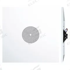 SPECO TECHNOLOGIES In-Ceiling Speaker: Powered, 2-Way, 8 ohm Impedance, 2 ft Overall Wd, G86TG2X2C. Key specifications — For Location: Indoor; Power Style: Powered.