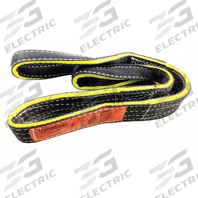 STREN-FLEX Web Sling: Type 6, Nylon, 2 Plies, 16 ft Sling Lg, 15 in Eye Lg - Abrasion-Resistant Nylon Reverse-Eye Web Slings