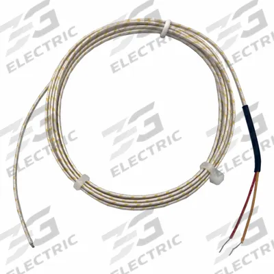 Dayton Thermocouple Wire Probe: -325°F to 1,600°F /-200°C to 871°C, ±0.4%/±1.1°C Accuracy - Thermocouples for Gas Applications