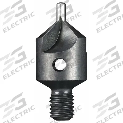 ROCKY MOUNTAIN TWIST Countersink: 100°, 3 Flute, 1/2 in Body Dia - Threaded-Shank Three-Flute Countersinks