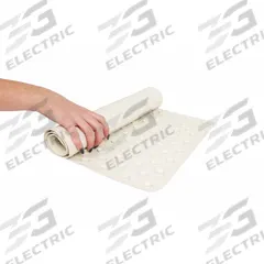 HOSPITALITY 1 SOURCE Bath Mat: White, 28 in Overall Lg, 16 in Overall Wd, Suction, Rubber (MPN 1628BM-WH). Key specifications — Brand: HOSPITALITY 1 SOURCE; Color: White; Material: Rubber; Backing Type: Suction.