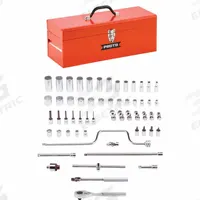 PROTO Socket Bit Set: 3/8 in Drive, 58 Piece, 12-Point, SAE, 1/4 in to 1 in (MPN J52140A). Key specifications — attr1224269: 3/8 in; attr1204638: Drive Tools Included; attr1204650: 1/4 in to 1 in; attr1204673: Socket Bits Included; attr1204681: Wrenches Included; attr1204688: PROTO; attr1206170: Deep Sockets.
