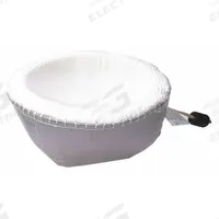 GLAS-COL Heating Mantle: 5 L Capacity, 600 W Watt - Max, Fiberglass Cloth, 400°C Temp - Max (MPN 100A O414). Key specifications — Includes: 4 ft 2-Wire Cord and Locking Connector; Brand: GLAS-COL; Mantle Material: Fiberglass Cloth; Manufacturer Part Number: 100A O414; For Use With: 60AG05; Includes Controller: Controller Not Included; Requires Controller: Controller Required.