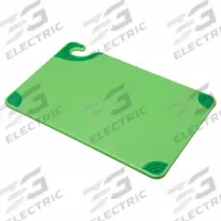 SAN JAMAR Cutting Board: 18 in Overall Lg, 12 in Overall Wd, Green, Co-Polymer, NSF Certified (MPN CBG121812GN). Key specifications — Color: Green; Brand: SAN JAMAR; Material: Co-Polymer; NSF Certified: Yes.