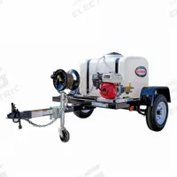 SIMPSON Gas-Powered Pressure Washer: Trailer Pressure Washer, Cold, Cart, Heavy Duty, Direct, Honda (MPN 95000). Key specifications — Manufacturer Part Number: 95000; Engine Brand: Honda; Brand: SIMPSON.