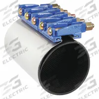 SMITH-BLAIR Repair Clamp: For 12 in Pipe, 12.5 in Overall Lg, 304 Stainless Steel (MPN 22600132012000). Key specifications — Brand: SMITH-BLAIR; Bolt Material: Steel; Maximum Operating Pressure: 300 psI; Maximum Vacuum Pressure: 10 psi; Gasket Material: Nitrile Rubber.