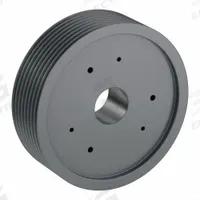APPROVED VENDOR V-Belt Pulley: 5V1870, 8 Groove, 18.7 in OD, Bushed Bore, J, For 5V/5VX Belt Section (MPN 85V1870J). Key specifications — Pulley Industry Number: 5V1870; Pitch Diameter: 18.7 in (5V); For Belt Section (broad, with similar types): 5V or 5VX.