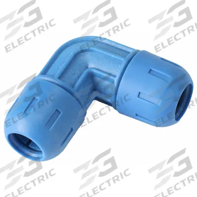 RAPIDAIR Compression Fitting Elbow: 2 in OD x 2 in OD Size, Compression x Compression - Compressed Air System Nylon Compression Fittings