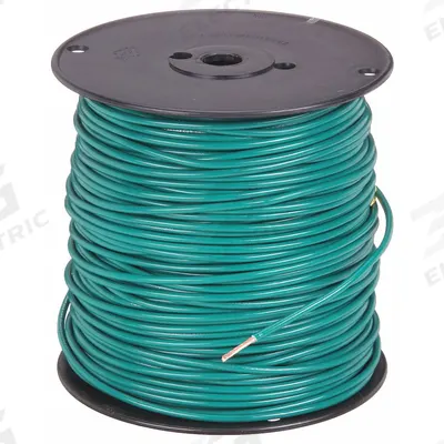 SOUTHWIRE Hookup Wire: 10 AWG Conductor Size, Green, 500 ft Overall Lg - Machine Tool Wires