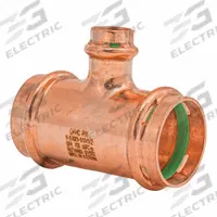 QUICKFITTING SUREPRESS Crimp Tee Fitting: 1 1/4 in CTS x 1 1/4 in CTS x 1/2 in CTS size, Copper (MPN SPWT441R). Key specifications — Brand: QUICKFITTING SUREPRESS; Broad - Material for Bullet: Copper Or Bronze; Brand - Broad: QUICKFITTING SUREPRESS.