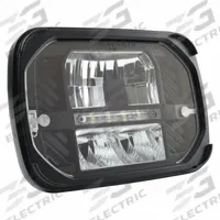 GROTE LED Head Lamp: Headlight, LED, Heated, High Beam, Electrical Connection Included, H4 Connector (MPN 64H81-5). Key specifications — Heated: Heated; Lighting Technology: LED; Beam Type: High Beam; Electrical Connection: H4 Connector; Brand: GROTE.