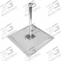 CALIFORNIA UMBRELLA Umbrella Base: Silver, For 1 1/2 in Pole Dia, 33 1/2 in Overall Dia, Steel (MPN KT-CRL100-180). Key specifications — Brand: CALIFORNIA UMBRELLA; Includes Wheels: No Wheels; Color: Silver; Material: Steel.