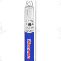 WESTWARD Brazing Alloy: Low-Fuming Bronze, 0%, RBCuZn-C, 3/32 in x 36 in, Flux-Coated (MPN 41R233). Key specifications — Tensile Strength: 71 ksi; Yield Strength: 64 ksi; Manufacturer Part Number: 41R233; Brand: WESTWARD; pack-container: 1/pk.
