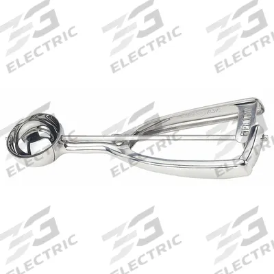CRESTWARE Disher: 2.8 oz Capacity, Stainless Steel, NSF Certified, 3 1/2 in Bowl Dia - Dishers