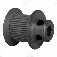 DAYTON Timing Pulley: Modified Curvilinear, Fixed, For GT Timing Belt Section, For 9 mm Belt Wd (MPN 21-2P09M6FA4). Key specifications — Brand: DAYTON; Finish: Clear Anodized; For Belt Series: Powerhouse®.