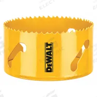DEWALT Hole Saw: 3 7/8 in Saw Dia., 4/5 Teeth per Inch, 1 3/4 in Max. Cutting Dp, Bi-Metal (MPN DAH180062). Key specifications — attr1098070: 4/5; attr1098087: DEWALT; attr1098073: 5/8"-18.