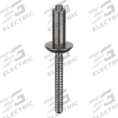 MAGNABULB Blind Rivet,2.165 in L,0.25 in dia,PK25: Inch, 2 11/64 in Overall Lg, 41/64 in Body Lg - Domed-Head Blind Rivets