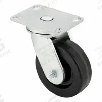 APPROVED VENDOR Plate Caster: Swivel, No Brake, Phenolic, 6 in Wheel Dia, 2 in Wheel Wd, Slot (MPN P23S-PH060R-16). Key specifications — Wheel Bearing Type: Roller; Wheel/Tread Color: Black; Brand: APPROVED VENDOR; Caster Type: Swivel.