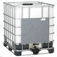 APPROVED VENDOR IBC Tote: 39 1/4 in x 45 1/2 in x 47 1/4 in x 47 1/4 in, GC275, 2 in Drain, 1 Valves. Key specifications — attr1189587: Male; attr1189588: Natural; attr1189596: EA; attr1189548: Cam-and-Groove; attr1189552: Galvanized; attr1189553: Steel Wire; attr1189568: Rectangular; attr1189570: FDA Approved.
