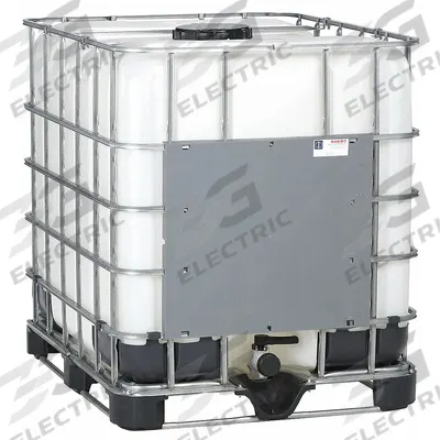 APPROVED VENDOR IBC Tote: 39 1/4 in x 45 1/2 in x 47 1/4 in x 47 1/4 in, GC275, 2 in Drain - Standard IBC Totes with Wireframes