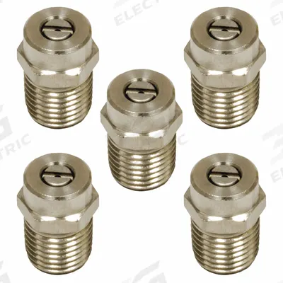 APPROVED VENDOR Pressure Washer Spray Nozzle: 4 Nozzle Size, 5,000 psi, 4.47 gpm, Fan - Threaded Nozzles