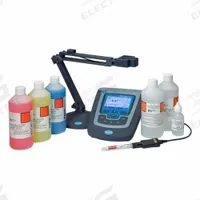 HACH pH Meter: BOD/Dissolved Oxygen/ORP/pH, 0 pH pH Range - Min, 14 pH pH Range - Max (MPN 8506450). Key specifications — pH Accuracy: 0.001/0.01/0.1 pH; Temp Compensation: Automatic; Measurement Components Included: HQ440D Laboratory Multi Meter; Reagents and Solutions Included: pH Electrode Storage Solution; Test Parameters: pH; Other Accessories Included: (4) Alkaline 1.5V AA Batteries; Manufacturer Part Number: 8506450.