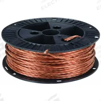 SOUTHWIRE Bare Copper Grounding Wire: 4 AWG Conductor Size, 198 ft Overall Lg, Stranded (MPN 10674003). Key specifications — Brand: SOUTHWIRE; Packaging: Spool; Voltage: 600V AC; Manufacturer Part Number: 10674003.