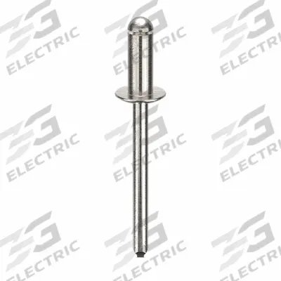 APPROVED VENDOR Blind Rivet,1 19/25" L,0.188" dia,PK250: Inch, 1 49/64 in Overall Lg, 29/64 in Body Lg - Domed-Head Blind Rivets