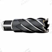MILWAUKEE Annular Cutter: 1 1/16 in Cutter Dia, 2 in Max Cutting Dp, Black Oxide, High Speed Steel (MPN 49-59-2106). Key specifications — attr253884: No; attr253885: Black Oxide; attr253886: High Speed Steel; attr253887: Weldon Flat; attr253888: Fractional Inch; attr277149: MILWAUKEE.