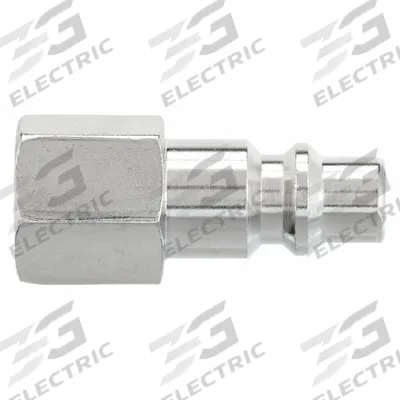 SPEEDAIRE Quick Connect Hose Coupling: 3/8 in Body Size, 3/8 in Hose Fitting Size - Industrial Interchange Steel Quick-Connect Air Coupling Plugs