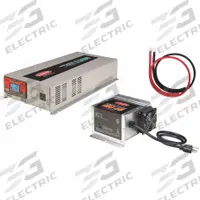 TUNDRA Inverter and Battery Charger: Pure Sine Wave, 6,000 W Peak Output Power, 10.5 to 15V DC (MPN ICS30245). Key specifications — Charger Input Voltage: 105 to 130V AC; Brand: TUNDRA; Charger Output Voltage: 13.2V to 14.4V; Inverter Input Voltage: 10.5 to 15V DC; Inverter Output Form: Pure Sine Wave; Inverter Output Voltage: 120V AC.