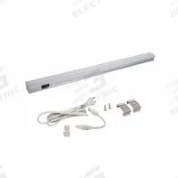LED Strip Light: 18 in Lg, 664 lm, 4500K, 6.4 W, Plug-In, Silver, Aluminum, 1 in Ht, 120V AC (MPN ZX515-HL-CW-9). Key specifications — attr1262778: 120V AC; attr1262749: Plug-In; attr1262754: Integrated LED; attr1262758: Aluminum; attr1262760: Yes; attr1262765: LED; attr1262776: High/Low; attr1262780: 4500K.
