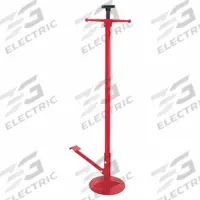 AMERICAN FORGE & FOUNDRY Component Stand: Screw Adjustment, Circular, 1,500 lb Load Capacity, Steel (MPN 3320A). Key specifications — Manufacturer Part Number: 3320A; Base Design: Circular; Brand: AMERICAN FORGE & FOUNDRY; Lifting Actuator: Screw Adjustment; Product Type: Underhoist Stand.