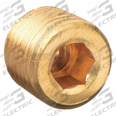 APPROVED VENDOR Plug: Plug, 1/4 in, NPT Threaded, Brass (MPN 6AYZ8) - Threaded High-Pressure Pipe Fittings