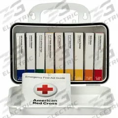 FIRST AID ONLY First Aid Kit and Housing: Gen Purpose, 10 People Served, 65 Components, Plastic (MPN 238-AN). Key specifications — Adhesive Bandages Included: (16) Bandages; Application: General Purpose; Brand: FIRST AID ONLY; Housing Color: White; Housing Material: Plastic; Includes Oral or Inhalant Medication: No Medication Included; Mountable: Wall Mount; Oral and Inhalant Medicinals Included: No Oral/Inhalant Medicinals.