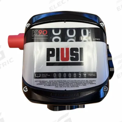 PIUSI Mechanical Fuel Meter: Fuel Meter, Mechanical, 1 in NPT, 24 gpm Flow Rate - Max - Meters for Fuel Transfer Pumps