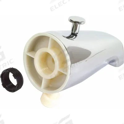 APPROVED VENDOR Diverter Spout: 1/2 in_3/4 in Connection Size, IPS Connection - Bathtub Spouts with Pull-Up Diverters
