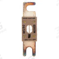BUSSMANN Forklift Limiter Fuse: ANL Series, Bolt-On, Fast-Acting, 50 A, 80 V DC, Indicating, AC/DC (MPN ANL-50). Key specifications — Brand: BUSSMANN; Series: ANL; Equivalent Fuse Series: ANL & CNL.
