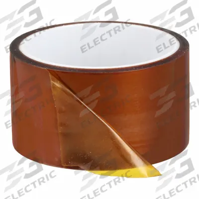 3M Electrical Tape: 1 in Wd, 5 yd Lg, 3 mil Thick, Polyimide Film, Acrylic - High-Temperature Electrical Tape